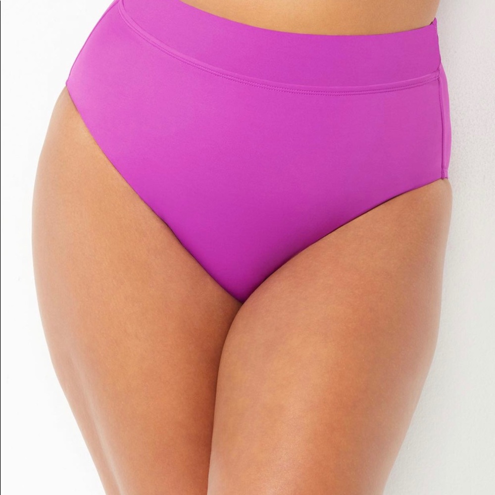 High waisted bikini bottom